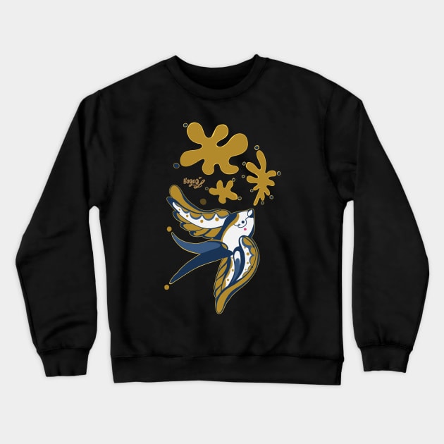 swallow Crewneck Sweatshirt by Anibo